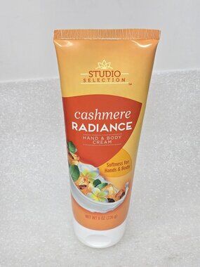 Studio Selection Cashmere Radiance Hand & Body Cream 8 Oz